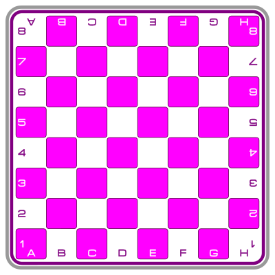 Chessboard - Modern Pink clipart