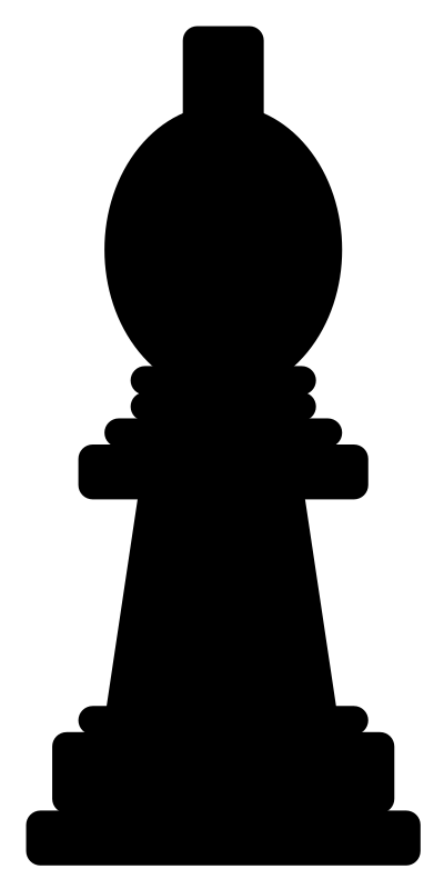 Chesspiece - bishop clipart