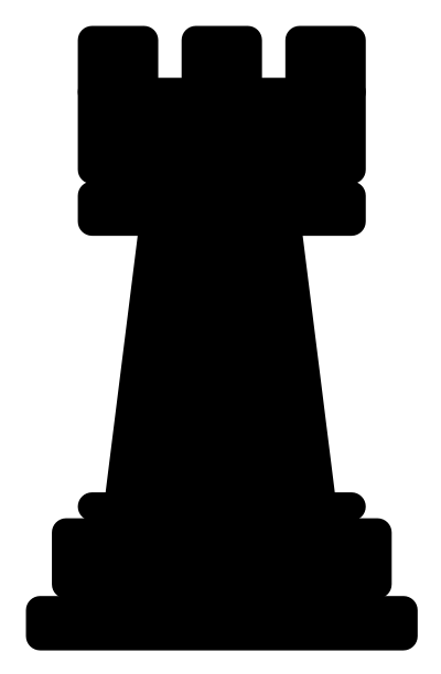 Chesspiece - rook clipart