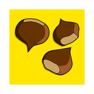 Chestnuts clipart