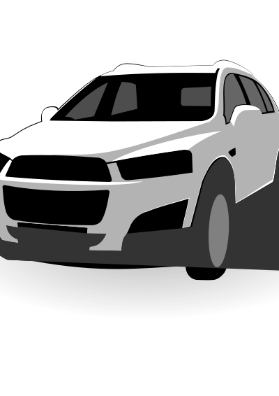 Chevrolet Captiva vector clipart