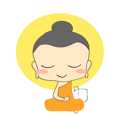 Chibi Buddha clipart