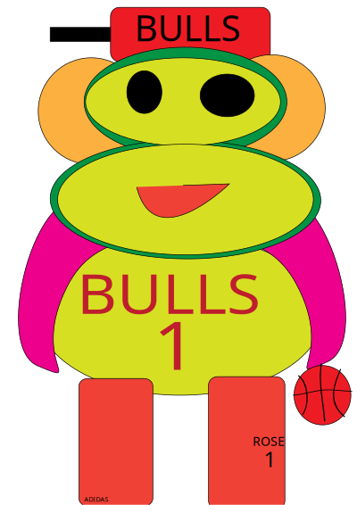 Chicago Bulls Monkey clipart