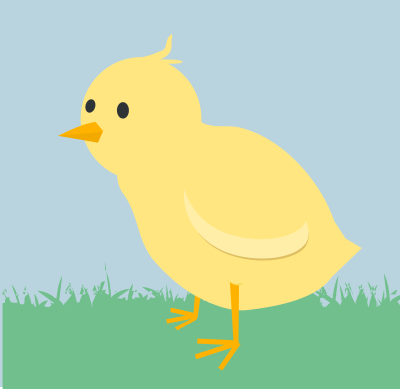 Chick Scene clipart