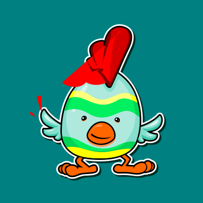 Chicken easter clipart