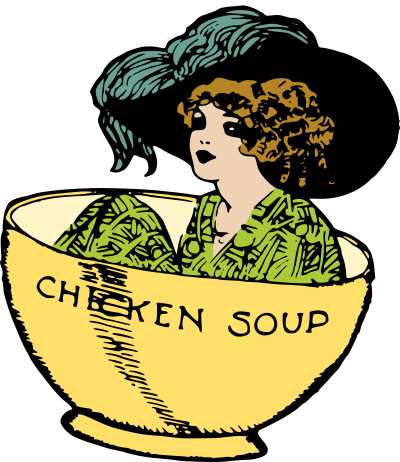 Chicken Soup Lady - Colour Remix clipart