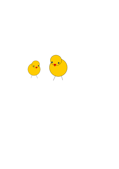 Chicks clipart
