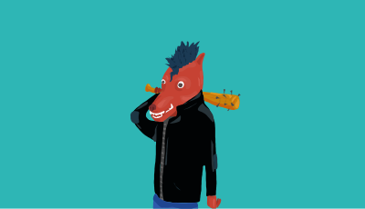Chico malo 01 clipart