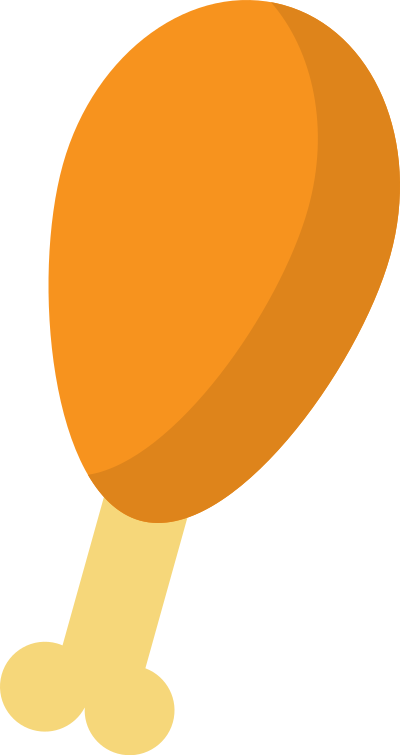 Chiken thigh clipart