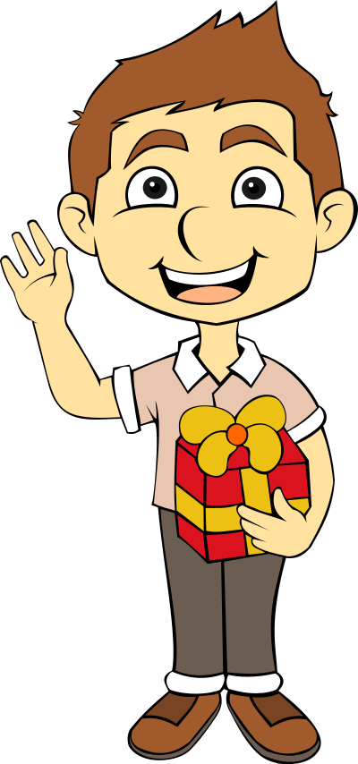 Child gift clipart