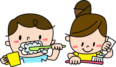 Children Brushing Teeth clipart