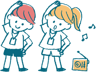 Children Exercise (#1) clipart
