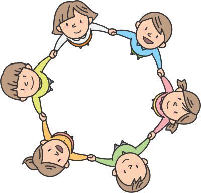Children in Circle (#1) clipart