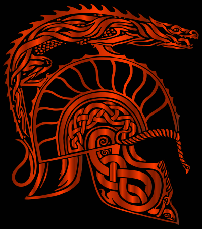 Children Of Hurin Dragon Helm Vermillion clipart