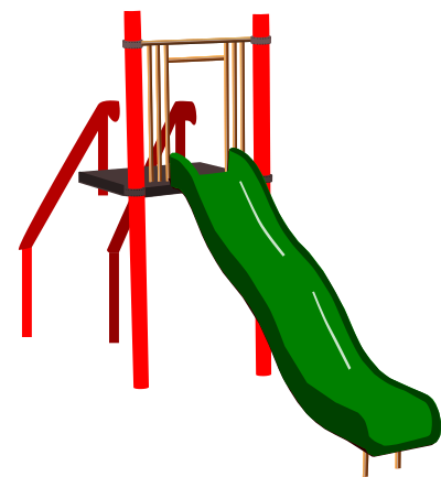 Children's slide clipart