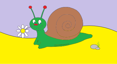 Chilling Snail clipart