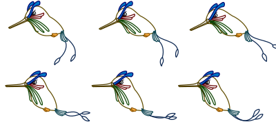 Chim Ruồi Vàng clipart