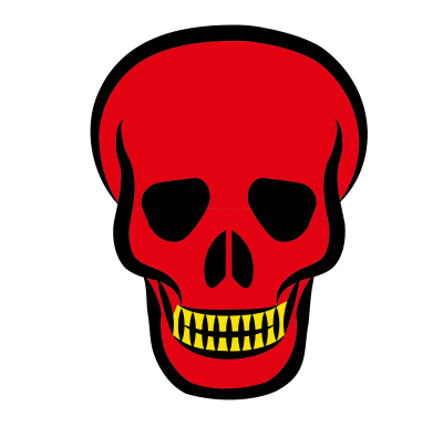 China Skull clipart