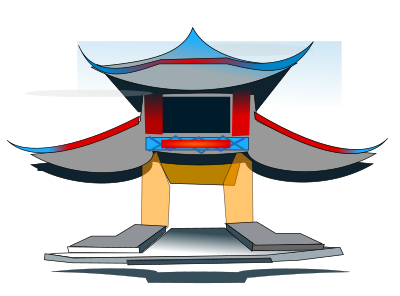 Chinese Architecure clipart