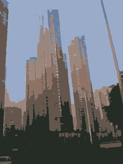 Chinese Buildings are Bigger Than You! clipart
