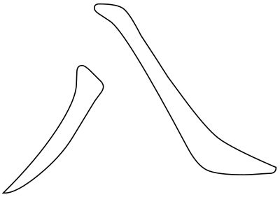 Chinese character for number 8 clipart