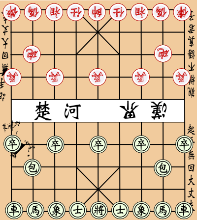 Chinese chess clipart