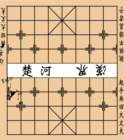 Chinese chess plate clipart