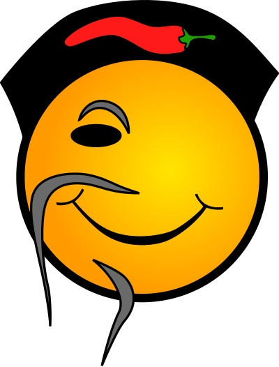 Chinese Cook Smiley clipart