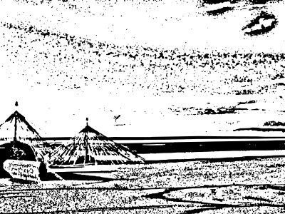 Chinese lake clipart