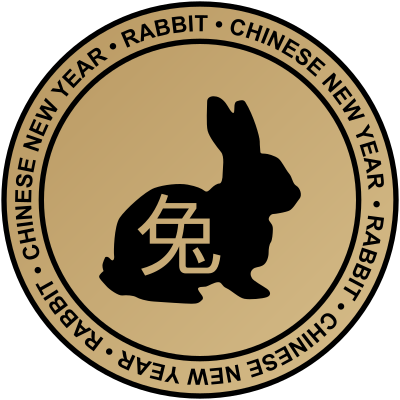 Chinese new year emblem clipart