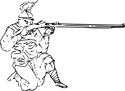Chinese Rifleman clipart