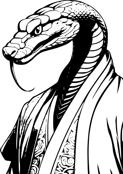Chinese snake clipart