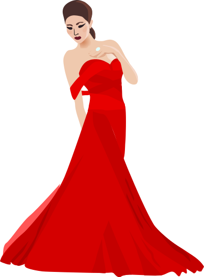 Chinese woman clipart