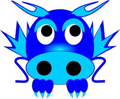 Chinese zodiac dragon clipart