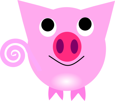 Chinese zodiac pig clipart