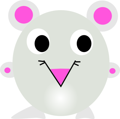Chinese zodiac rat clipart