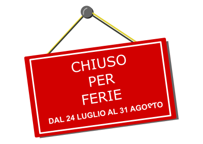 CHIUSO PER FERIE clipart