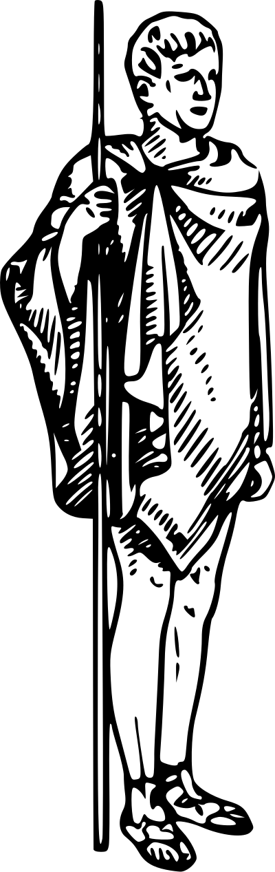 Chlamys (clothing) clipart