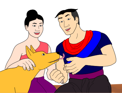 Chó Lông Vàng Ảnh 23 หมาขนทอง ภาพที่ ๒๓ clipart