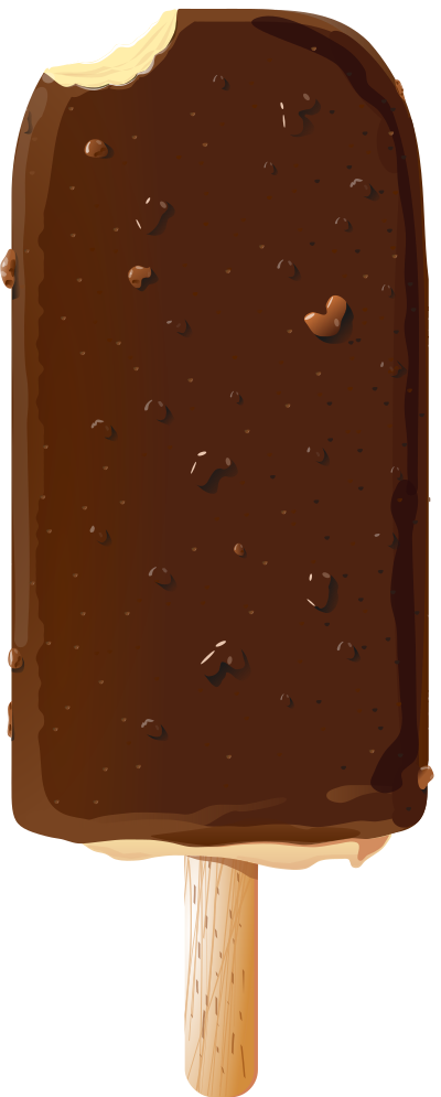 Choclate icelolly clipart