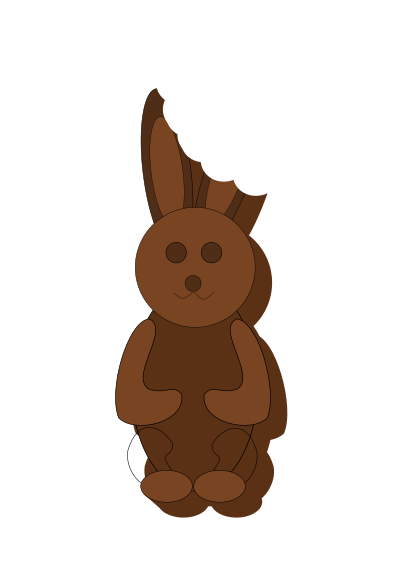 Chocolate Bunny clipart