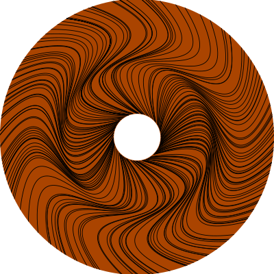 Chocolate donut clipart