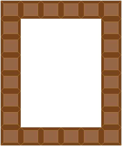Chocolate frame clipart