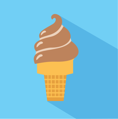 Chocolate Ice Cream Icon clipart