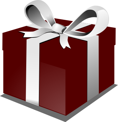 Chocolate present clipart