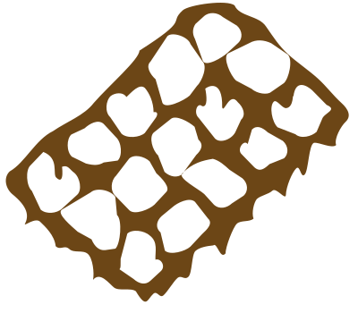 Chocolate waffle clipart
