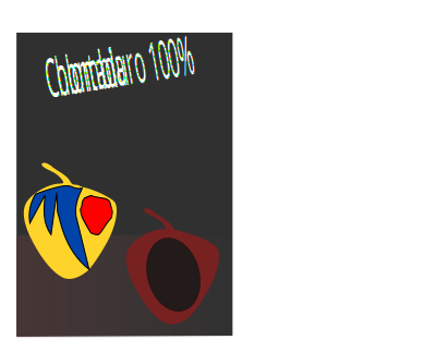 Chontaduro colombia clipart