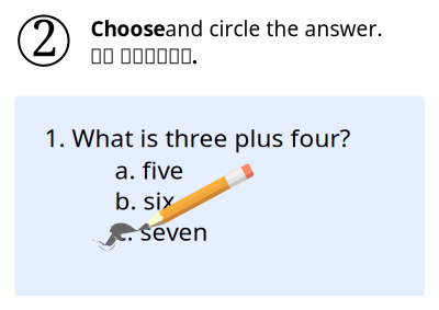 Choose The Correct Answer clipart