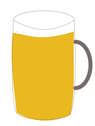 Chope à bière clipart