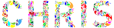 Chris Typography clipart